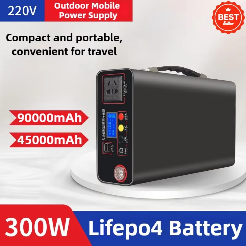 220V 300W Power Station Outdoor Power Bank 90000mah Portable Home Camping Large Capacity Outdoor Power Mobile Charging Station
220V 300W Power Station Outdoor Power Bank 90000mah Portable Home Camping Large Capacity Outdoor Power Mobile Charging Station