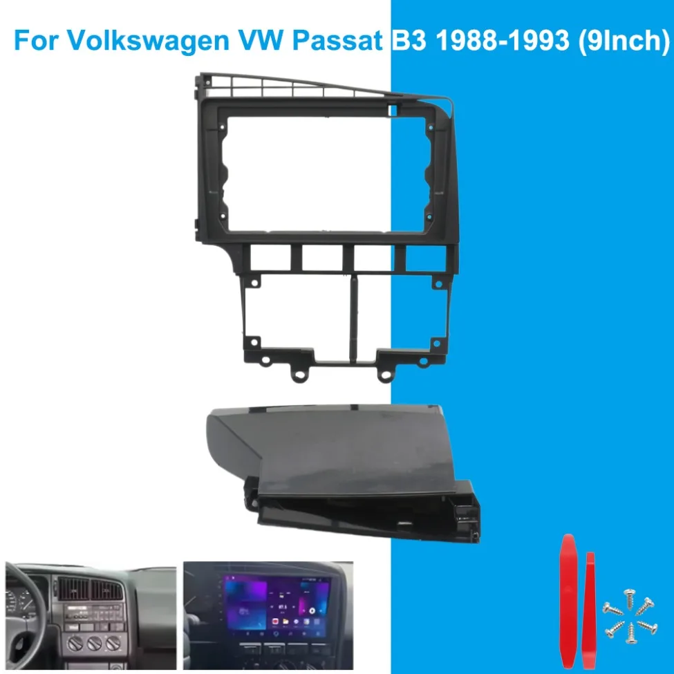For Volkswagen VW Passat B3 1988-1993 9 Inch Car Radio Fascia Frame 2DIN Stereo Dash Installation Panel Trim Kit
For Volkswagen VW Passat B3 1988-1993 9 Inch Car Radio Fascia Frame 2DIN Stereo Dash Installation Panel Trim Kit