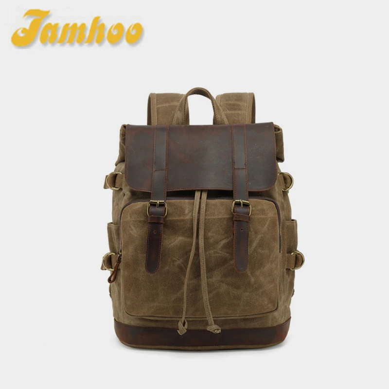 Jamhoo Waterproof Canvas Backpack Vintage Style Travel Bag Laptop Backpack For School Student Outdoor Large Mochilas Bag
Jamhoo Waterproof Canvas Backpack Vintage Style Travel Bag Laptop Backpack For School Student Outdoor Large Mochilas Bag