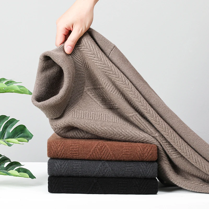 Real 100% Sheep Wool Jumper 2024 Winter Turtleneck Warm Sweater Mens Fashion Argyle Cashmere Wool Clothes High Collar Knitwear
Real 100% Sheep Wool Jumper 2024 Winter Turtleneck Warm Sweater Mens Fashion Argyle Cashmere Wool Clothes High Collar Knitwear