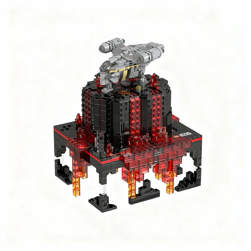 1167pcs MOC Micro Diorama Razor Crest Mustafar Concept Star Battle Model Building Blocks Christmas Gifts Construction Toys Brick
1167pcs MOC Micro Diorama Razor Crest Mustafar Concept Star Battle Model Building Blocks Christmas Gifts Construction Toys Brick