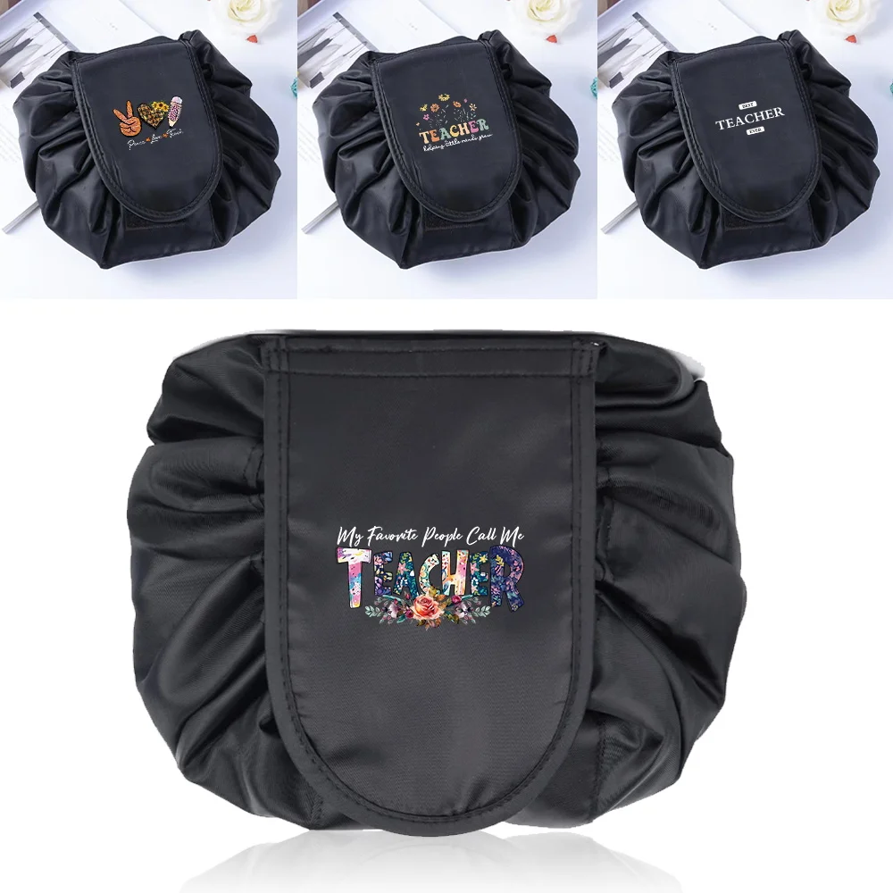 Women Drawstring Cosmetic Bag 2026 New Teacher Printing Series Makeup Tool Organizer Case Portable Luxury Lazy Bag
Women Drawstring Cosmetic Bag 2026 New Teacher Printing Series Makeup Tool Organizer Case Portable Luxury Lazy Bag