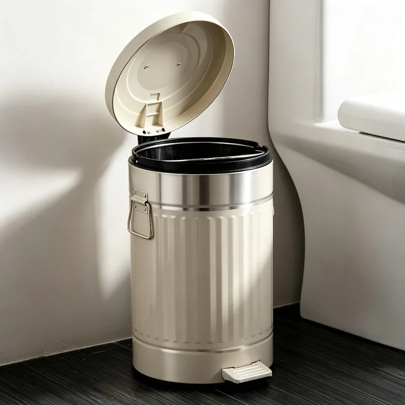 Step-on Trash Can Nordic Metal Garbage Bin Kitchen Portable Double Waste Bins with Lid Luxury Wastebasket for Bedroom Hotel
Step-on Trash Can Nordic Metal Garbage Bin Kitchen Portable Double Waste Bins with Lid Luxury Wastebasket for Bedroom Hotel