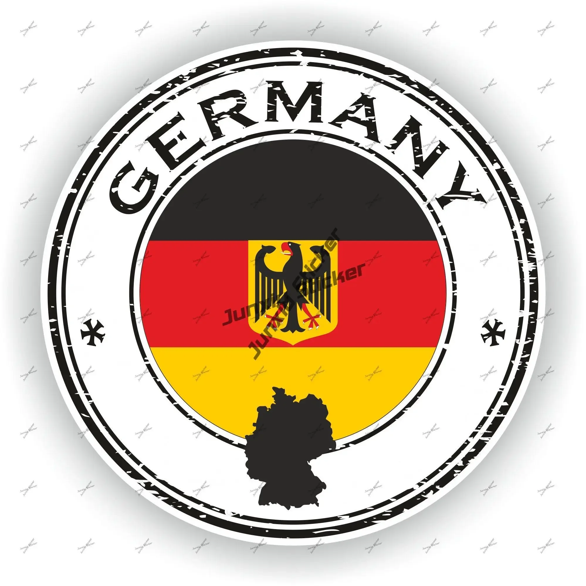 German Flag Seal Sticker Coat of Arms of Germany Round Flag Emblem Outline Decal for Car SUV Laptop Fridge Guitar Accessories
German Flag Seal Sticker Coat of Arms of Germany Round Flag Emblem Outline Decal for Car SUV Laptop Fridge Guitar Accessories