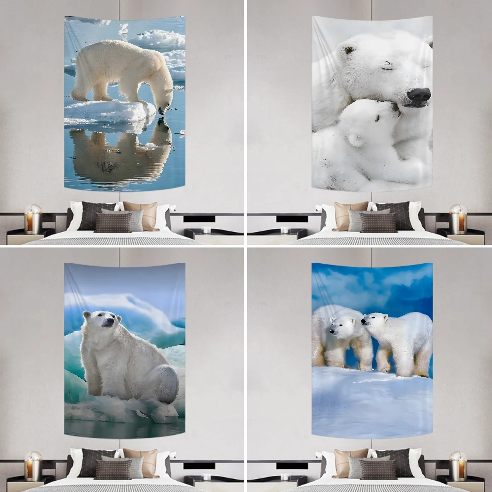 Animal Polar Bear Tapestry Decoration Party Background Hanging Cloth Bedroom Tapestry Room Decor Aesthetic
Animal Polar Bear Tapestry Decoration Party Background Hanging Cloth Bedroom Tapestry Room Decor Aesthetic