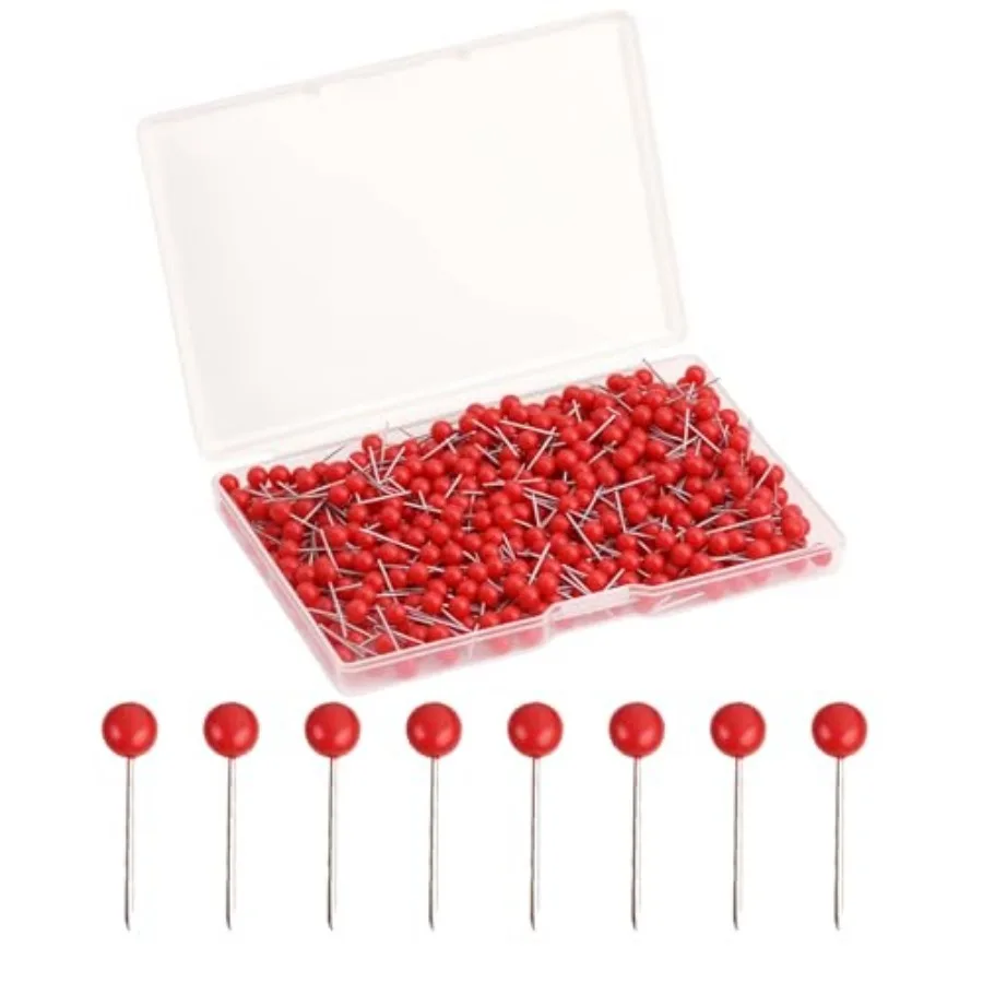 500 Pcs Map Push Pins Round Head Tacks Small Thumb Tacks Pushpins for Cork Board Bulletin Board Travel Map Home Office School D
500 Pcs Map Push Pins Round Head Tacks Small Thumb Tacks Pushpins for Cork Board Bulletin Board Travel Map Home Office School D