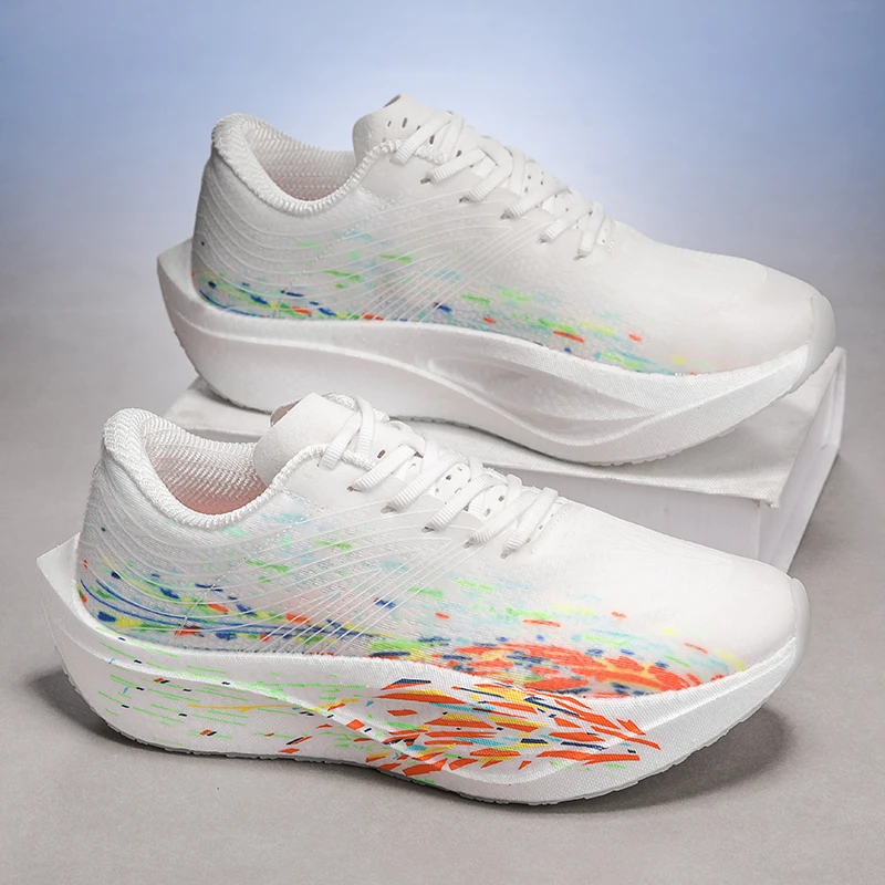 Men Women speed running shoes four season breathable thick-sole shock-absorbing casual sports shoes couple light racing sneakers
Men Women speed running shoes four season breathable thick-sole shock-absorbing casual sports shoes couple light racing sneakers