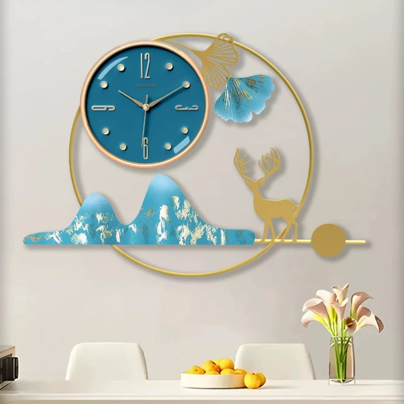 Luxury Simple Metal Wall Clock Creativity Living Room Clock Modern Restaurant Kitchen Bedroom Mute Watch Room Decoration Gift
Luxury Simple Metal Wall Clock Creativity Living Room Clock Modern Restaurant Kitchen Bedroom Mute Watch Room Decoration Gift
