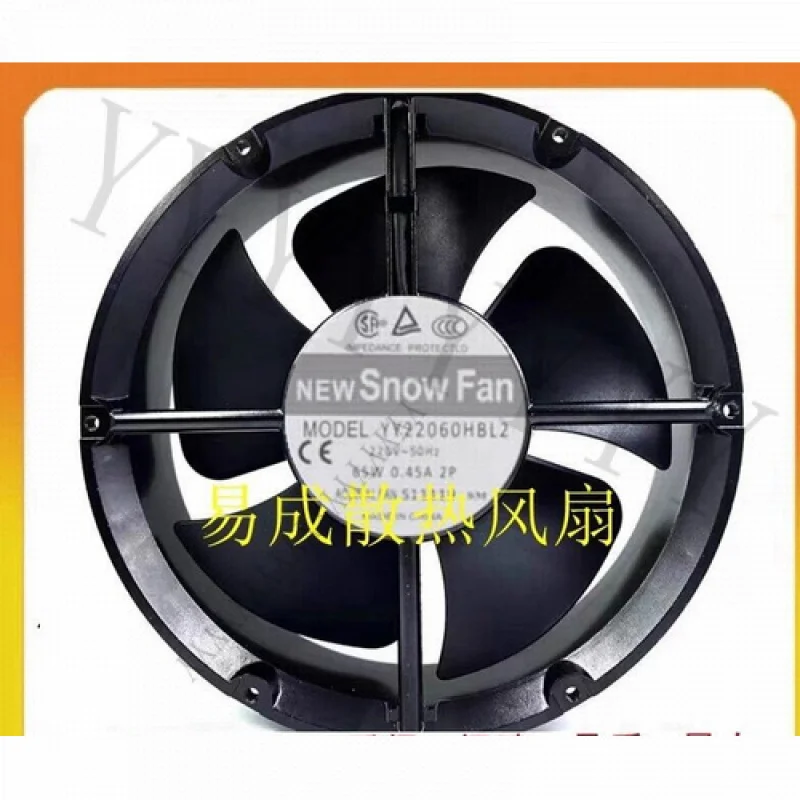 Y+SNOWFAN YY22060HBL2 20060 220V 65W 0.45A Axial Cooling Fan
Y+SNOWFAN YY22060HBL2 20060 220V 65W 0.45A Axial Cooling Fan