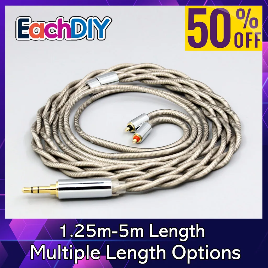 Type6 756 core 7n Litz OCC Silver Plated Earphone Cable For UE Live UE6 Pro Lighting SUPERBAX IPX 2 core 2.8mm LN007833
Type6 756 core 7n Litz OCC Silver Plated Earphone Cable For UE Live UE6 Pro Lighting SUPERBAX IPX 2 core 2.8mm LN007833