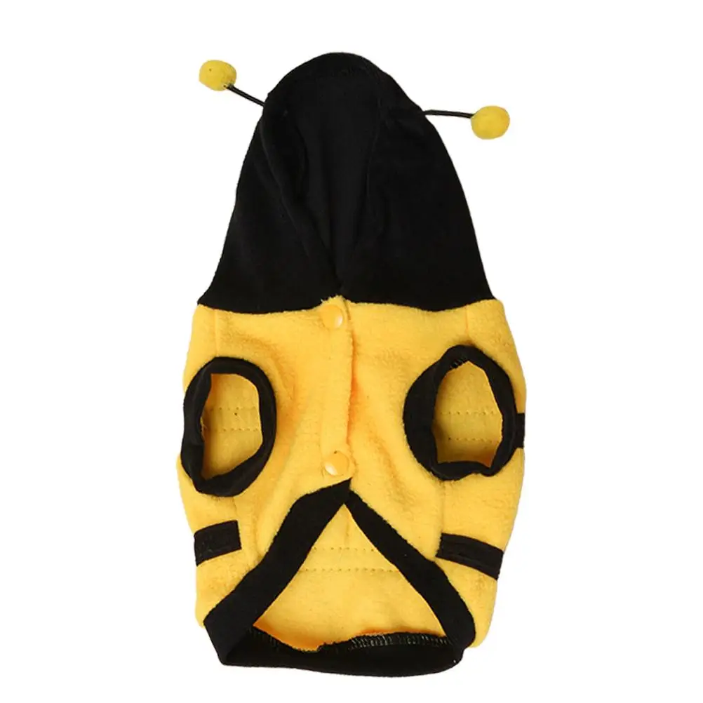 Funny Pet Bee Costume Warm Fleece Dog Clothes Halloween Outfit Small Size Chihuahua Pomeranian Cat Apparel Pet Supplies Dog
Funny Pet Bee Costume Warm Fleece Dog Clothes Halloween Outfit Small Size Chihuahua Pomeranian Cat Apparel Pet Supplies Dog