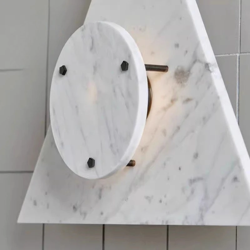 French Light Luxury Triangle Marble Wall Lamp Designer Sconce for Hotel Porch Aisle Living Room Bedroom Background Wall
French Light Luxury Triangle Marble Wall Lamp Designer Sconce for Hotel Porch Aisle Living Room Bedroom Background Wall