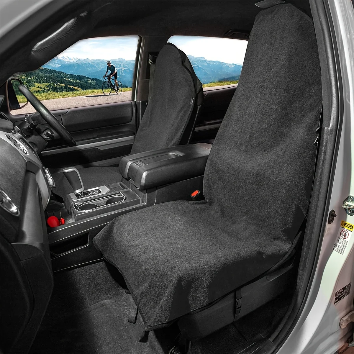 1/2-tlg Heavy-Duty Gray Car Protector - Durable Terry Cloth, Sweat & Dirt Proof, Quick-Dry for Gym, Outdoor & Pet Use
1/2-tlg Heavy-Duty Gray Car Protector - Durable Terry Cloth, Sweat & Dirt Proof, Quick-Dry for Gym, Outdoor & Pet Use