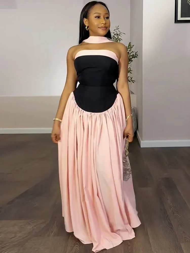 African Dresses For Women Elegant Spring Summer Sleeveless Dashiki Maxi Dress Ladies Traditional African Clothing Fairy Dreaes
African Dresses For Women Elegant Spring Summer Sleeveless Dashiki Maxi Dress Ladies Traditional African Clothing Fairy Dreaes