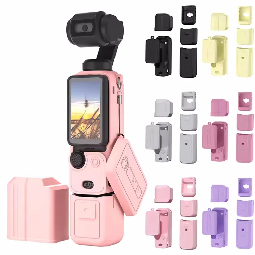 Silicone Case for DJI OSMO Pocket 3 Silicone Protective Cover Anti-Scratch Lens Cap Protector for Pocket3 Case Shell Accessories
Silicone Case for DJI OSMO Pocket 3 Silicone Protective Cover Anti-Scratch Lens Cap Protector for Pocket3 Case Shell Accessories