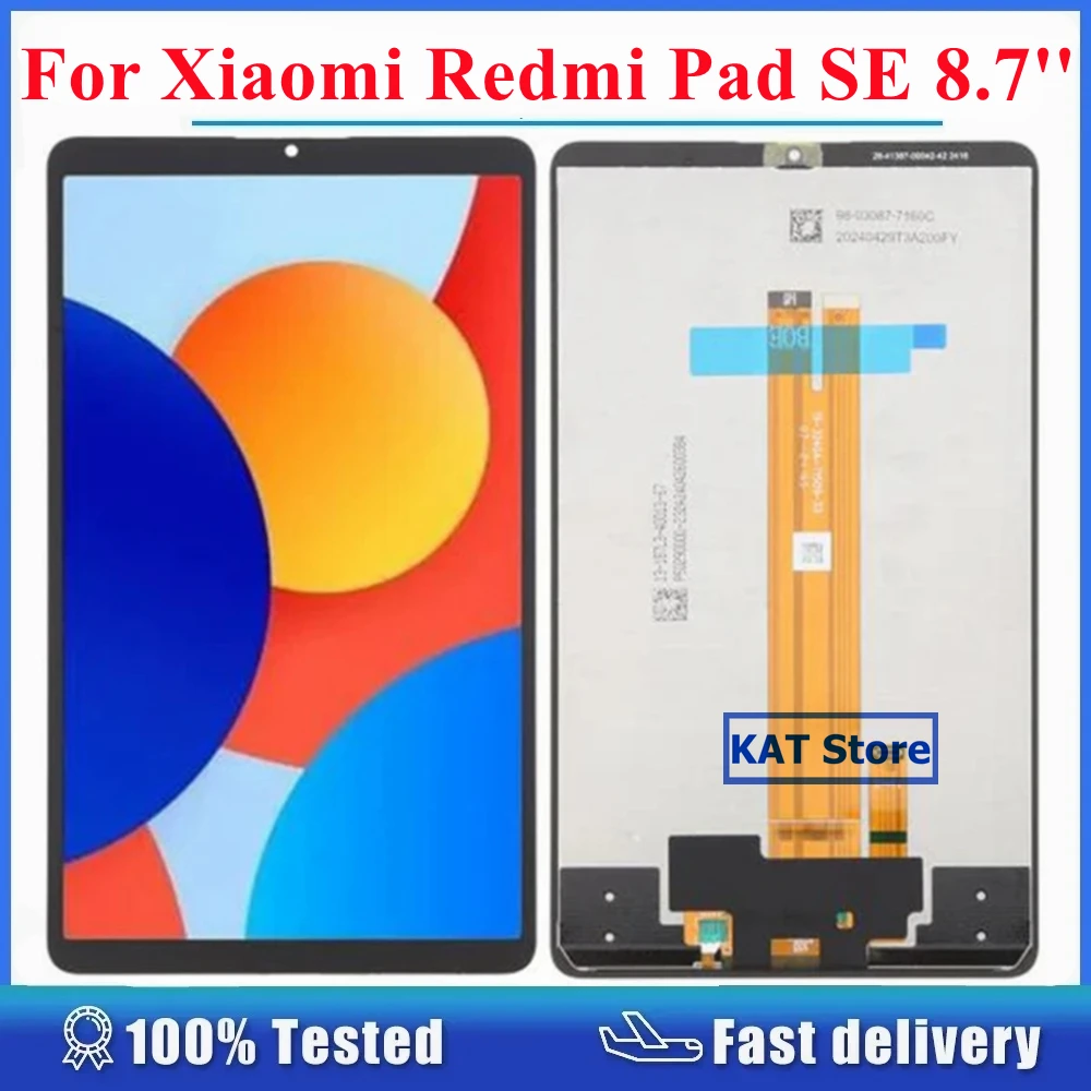 8.7'' For Xiaomi Redmi Pad SE 8.7 Inches LCD Touch Screen Digitizer Assembly Replacement Spare Parts
8.7'' For Xiaomi Redmi Pad SE 8.7 Inches LCD Touch Screen Digitizer Assembly Replacement Spare Parts