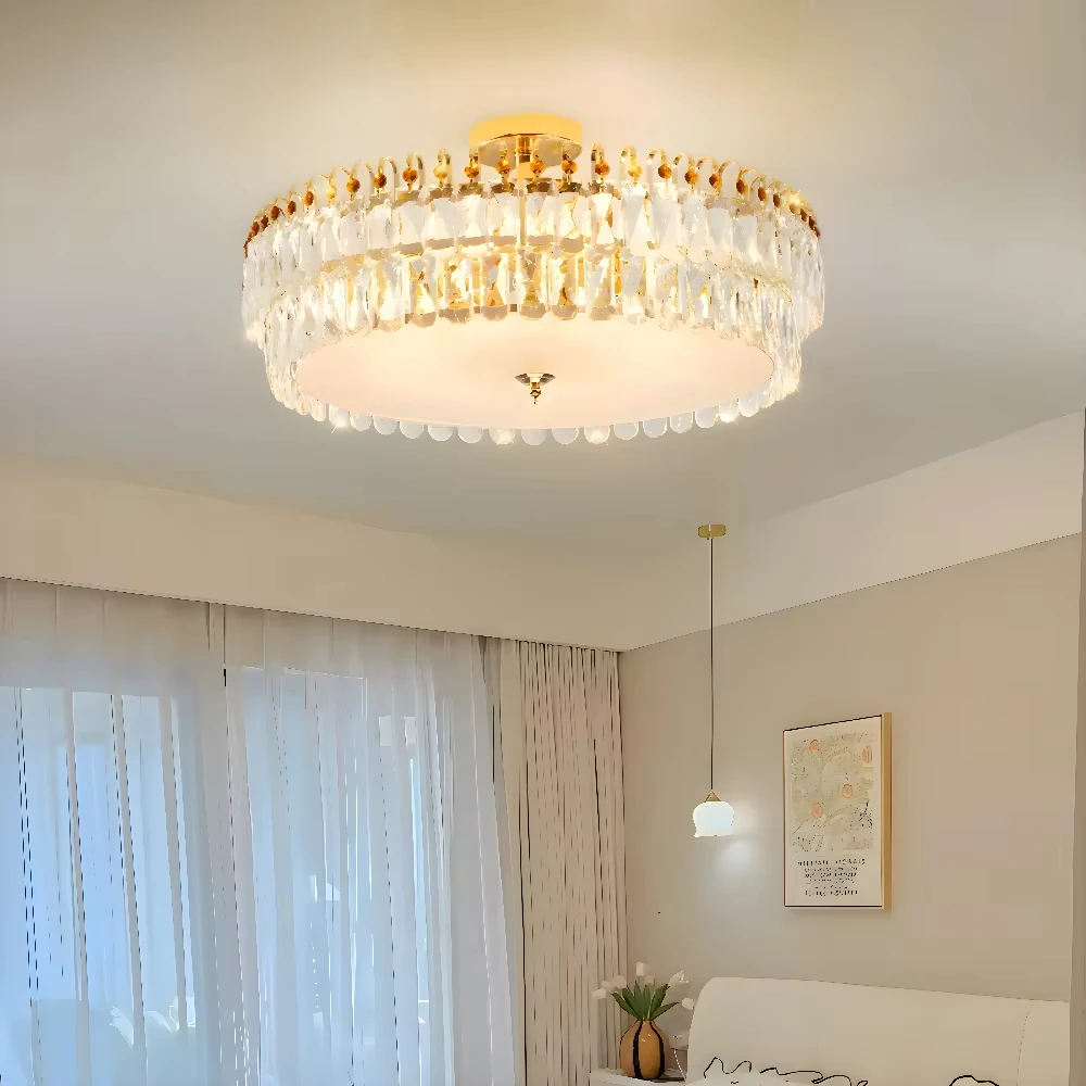Modern Crystal LED Lights Chandelier For Living Room Decor Bedroom Ceiling Lamp Hanging Light Fixture Home Decoration Luxury
Modern Crystal LED Lights Chandelier For Living Room Decor Bedroom Ceiling Lamp Hanging Light Fixture Home Decoration Luxury