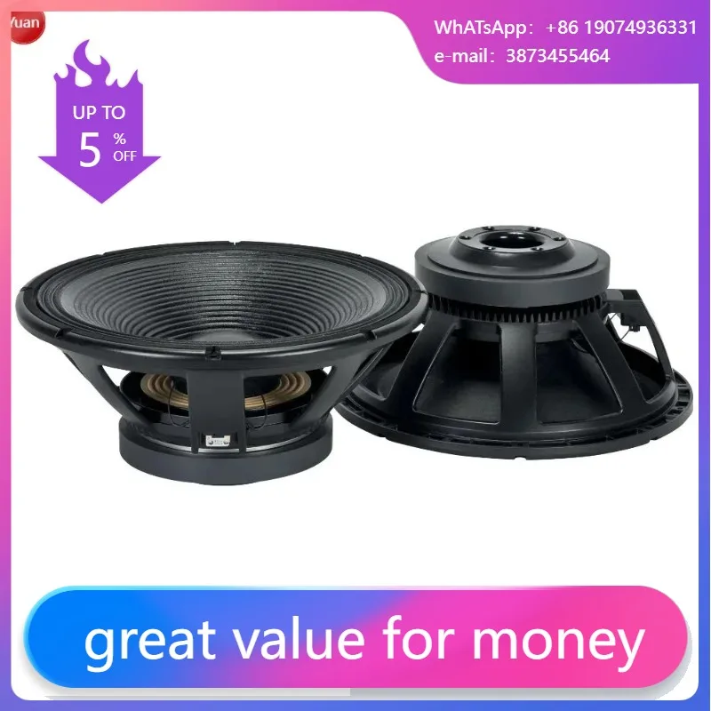 LF18X451 18 Inch Big Power 457mm Ferrite Magnet Woofer Speaker Driver For Big Stage Big Bass Subwoofer Speakers
LF18X451 18 Inch Big Power 457mm Ferrite Magnet Woofer Speaker Driver For Big Stage Big Bass Subwoofer Speakers