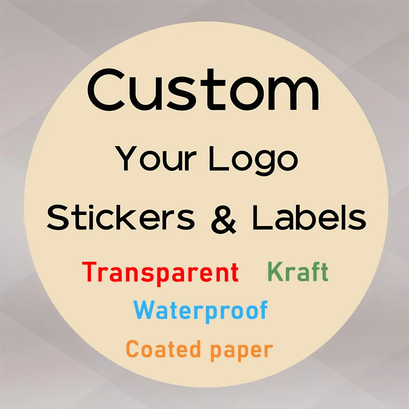 500Pcs Custom Stickers Personalized Label Customized Logo Wedding Company Cup Sticker PVC Waterproof Transparent Kraft Stickers
500Pcs Custom Stickers Personalized Label Customized Logo Wedding Company Cup Sticker PVC Waterproof Transparent Kraft Stickers