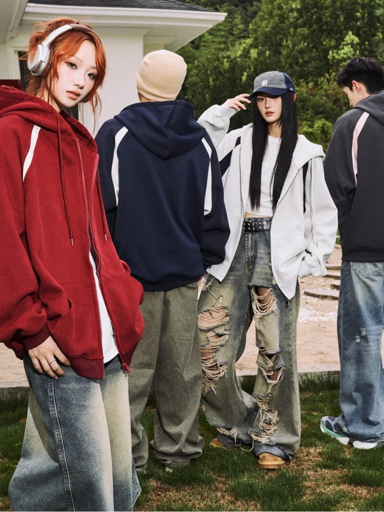 Heavyweight Men's Hoodie Spring Autumn Casual Loose American Sle Sweatirt Couple's Open Cardigan Youth Trendy Top
Heavyweight Men's Hoodie Spring Autumn Casual Loose American Sle Sweatirt Couple's Open Cardigan Youth Trendy Top