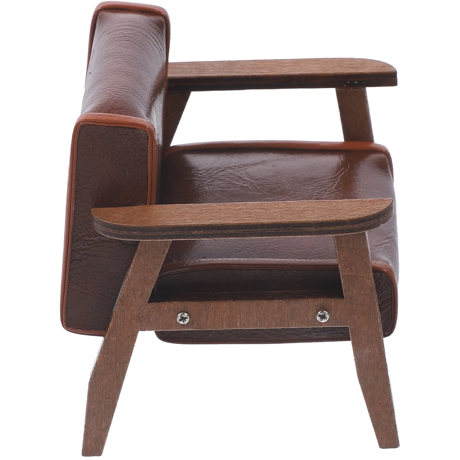 Miniature Wooden Sofa Chair PU Texture Tiny Furniture Vintage Mini House Decoration Adorable Mini Sofa Chair Display
Miniature Wooden Sofa Chair PU Texture Tiny Furniture Vintage Mini House Decoration Adorable Mini Sofa Chair Display