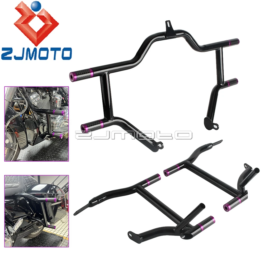 Motorcycle Engine Highway Stunt Cage Guard Bumper Rear Saddlebag Crash Bar For Harley Touring Road King FLHR FLHRC FLHP FLHRXS
Motorcycle Engine Highway Stunt Cage Guard Bumper Rear Saddlebag Crash Bar For Harley Touring Road King FLHR FLHRC FLHP FLHRXS