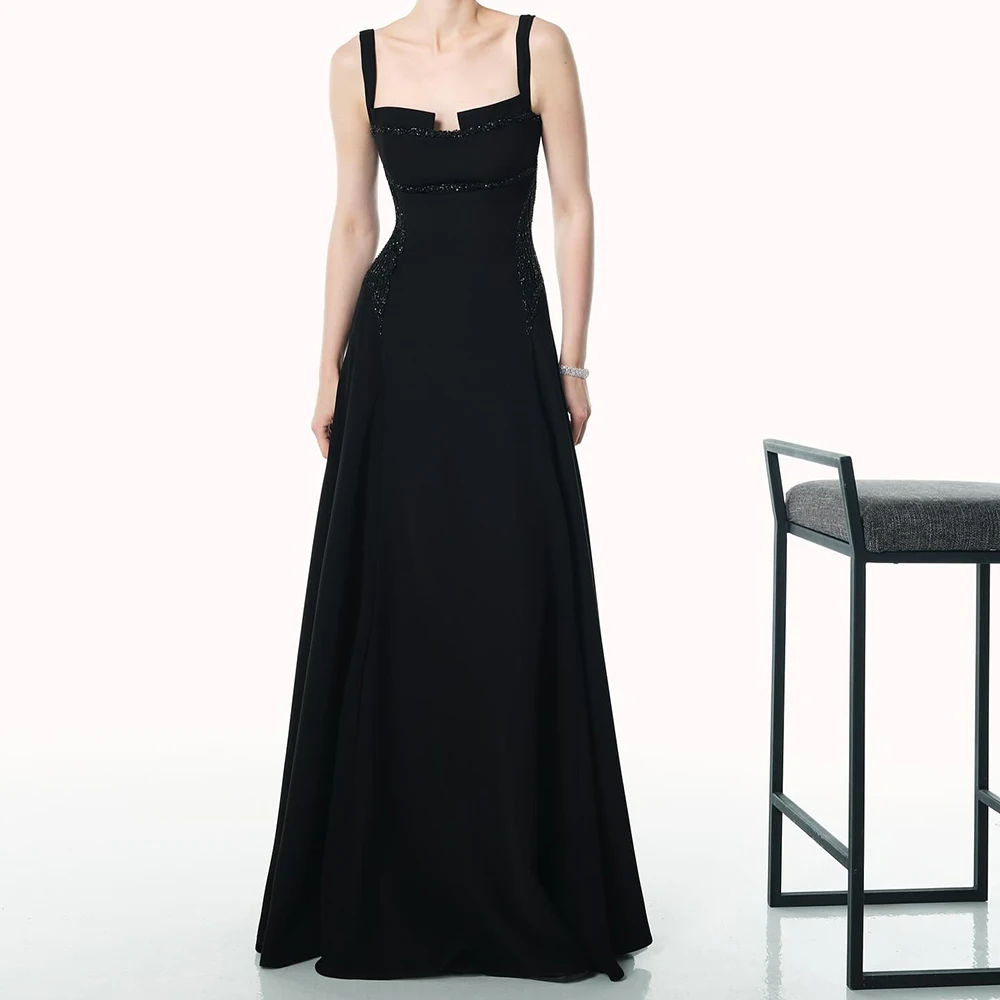 Вечерние платья трапециевидной формы по индивидуальному заказу, платье для выпускного вечера без рукавов с квадратным воротником, модное простое драпированное вечернее платье с блестками
Вечерние платья трапециевидной формы по индивидуальному заказу, платье для выпускного вечера без рукавов с квадратным воротником, модное простое драпированное вечернее платье с блестками