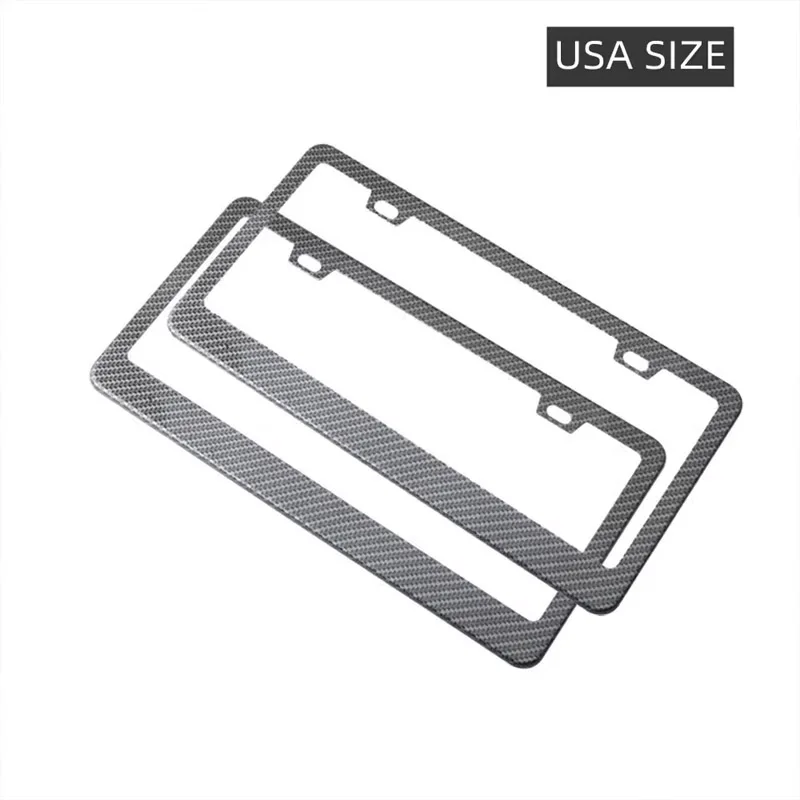 2pcs Black stainless steel Carbon Fiber license plate holder suitable for American Standard car license plate holde
2pcs Black stainless steel Carbon Fiber license plate holder suitable for American Standard car license plate holde