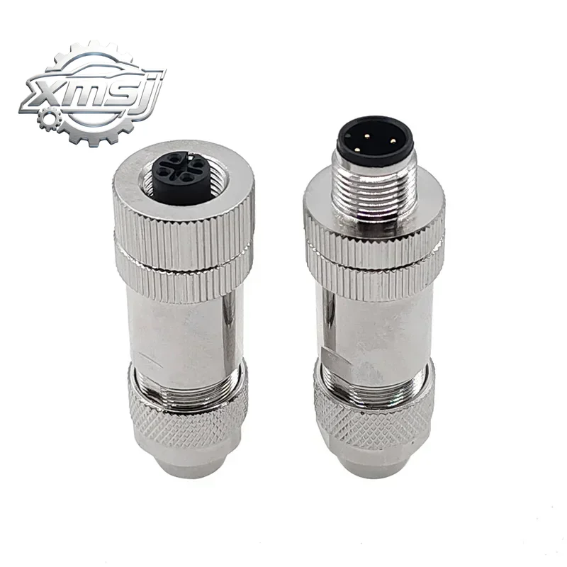 Conector de Sensor M12 de Metal, resistente al agua, protección de señal recta, tornillo macho y hembra, enchufe roscado 4 5 8 p
Conector de Sensor M12 de Metal, resistente al agua, protección de señal recta, tornillo macho y hembra, enchufe roscado 4 5 8 p