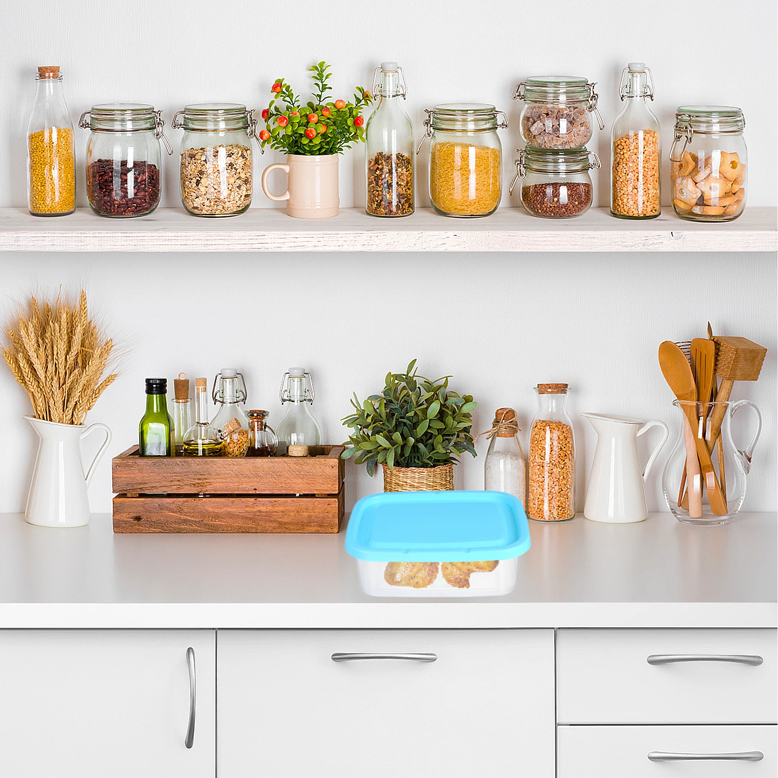 6 pcs 1 Set 650Ml Strong Sealing Boxes Vegetable Storage Organizer For Fruits Dried Foods Moisture Proof Reusable Kitchen Food
6 pcs 1 Set 650Ml Strong Sealing Boxes Vegetable Storage Organizer For Fruits Dried Foods Moisture Proof Reusable Kitchen Food