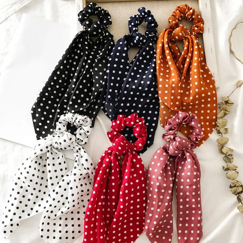 2025 New Ploka Dot Satin Long Ribbon Scrunchies Women Girls Ponytail Scarf Simple Elastic Hair Bands Hair accessories Hair Ties
2025 New Ploka Dot Satin Long Ribbon Scrunchies Women Girls Ponytail Scarf Simple Elastic Hair Bands Hair accessories Hair Ties