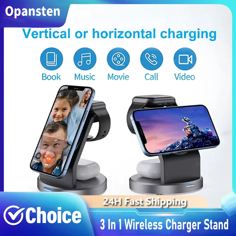 Магнитная подставка для беспроводного зарядного устройства для Macsafe iPhone 17, 16, 15, 14, 13, 12, Airpods Pro iWatch 10, 9, 8, 7, станция для быстрой зарядки постоянного тока
Магнитная подставка для беспроводного зарядного устройства для Macsafe iPhone 17, 16, 15, 14, 13, 12, Airpods Pro iWatch 10, 9, 8, 7, станция для быстрой зарядки постоянного тока