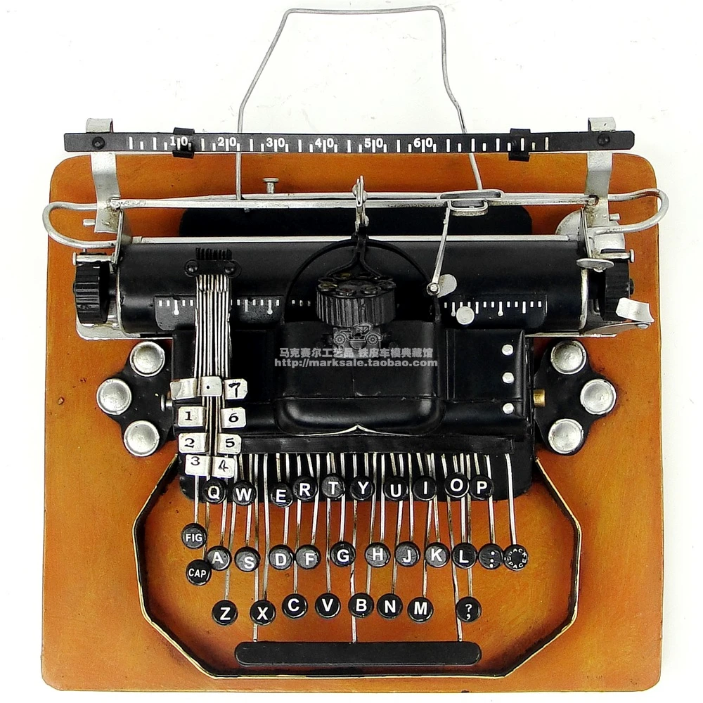 Vintage Typewriter Model Bar Coffee Western Restaurant Retro Ornament Retro Iron Art Furnishings Display
Vintage Typewriter Model Bar Coffee Western Restaurant Retro Ornament Retro Iron Art Furnishings Display