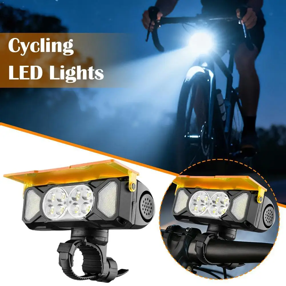 3-in-1 Bike Headlight with 120dB Horn High Lumens Cycling Light Waterproof USB Rechargeable Front Lamp with Red Warning Signal
3-in-1 Bike Headlight with 120dB Horn High Lumens Cycling Light Waterproof USB Rechargeable Front Lamp with Red Warning Signal
