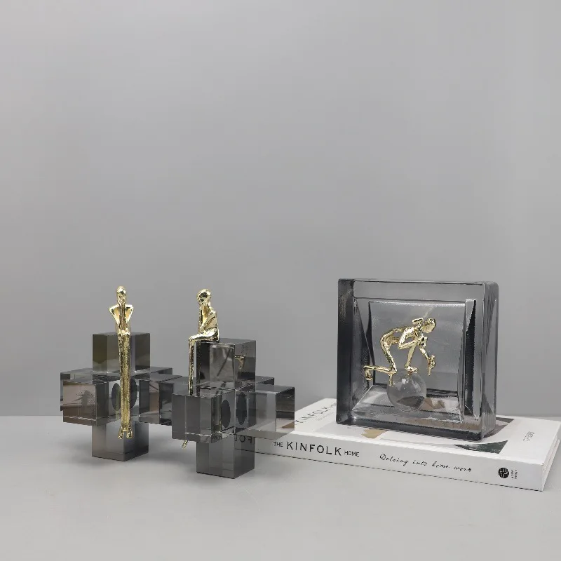 Abstract Geometric Crystal Figure Sculpture Golden Man Hollow Decorative Figurines Home Decoration Accessories
Abstract Geometric Crystal Figure Sculpture Golden Man Hollow Decorative Figurines Home Decoration Accessories