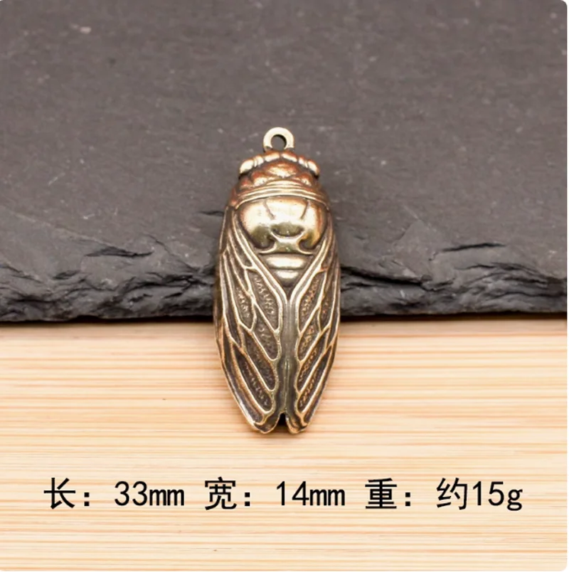 3CM Rare Old Chineser brass Feng Shui Cicada Fortune Statue
3CM Rare Old Chineser brass Feng Shui Cicada Fortune Statue
