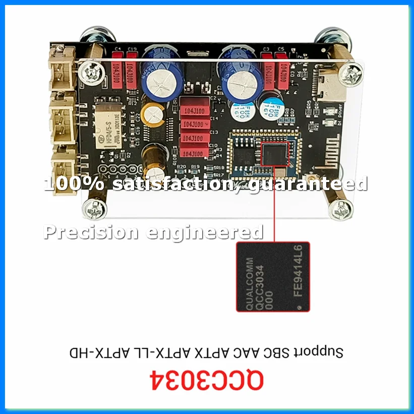 - Qualcomm QCC3034 Bluetooth 5.1 Lossless Decoding Board LDAC Audio Decoder Board-A22U
- Qualcomm QCC3034 Bluetooth 5.1 Lossless Decoding Board LDAC Audio Decoder Board-A22U