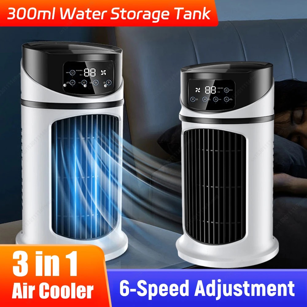 3 в 1, тихий охлаждающий настольный вентилятор, 6 скоростей, регулируемый персональный тихий настольный вентилятор, циркуляционный ветровой воздухоохладитель для спальни, офиса 
3 в 1, тихий охлаждающий настольный вентилятор, 6 скоростей, регулируемый персональный тихий настольный вентилятор, циркуляционный ветровой воздухоохладитель для спальни, офиса