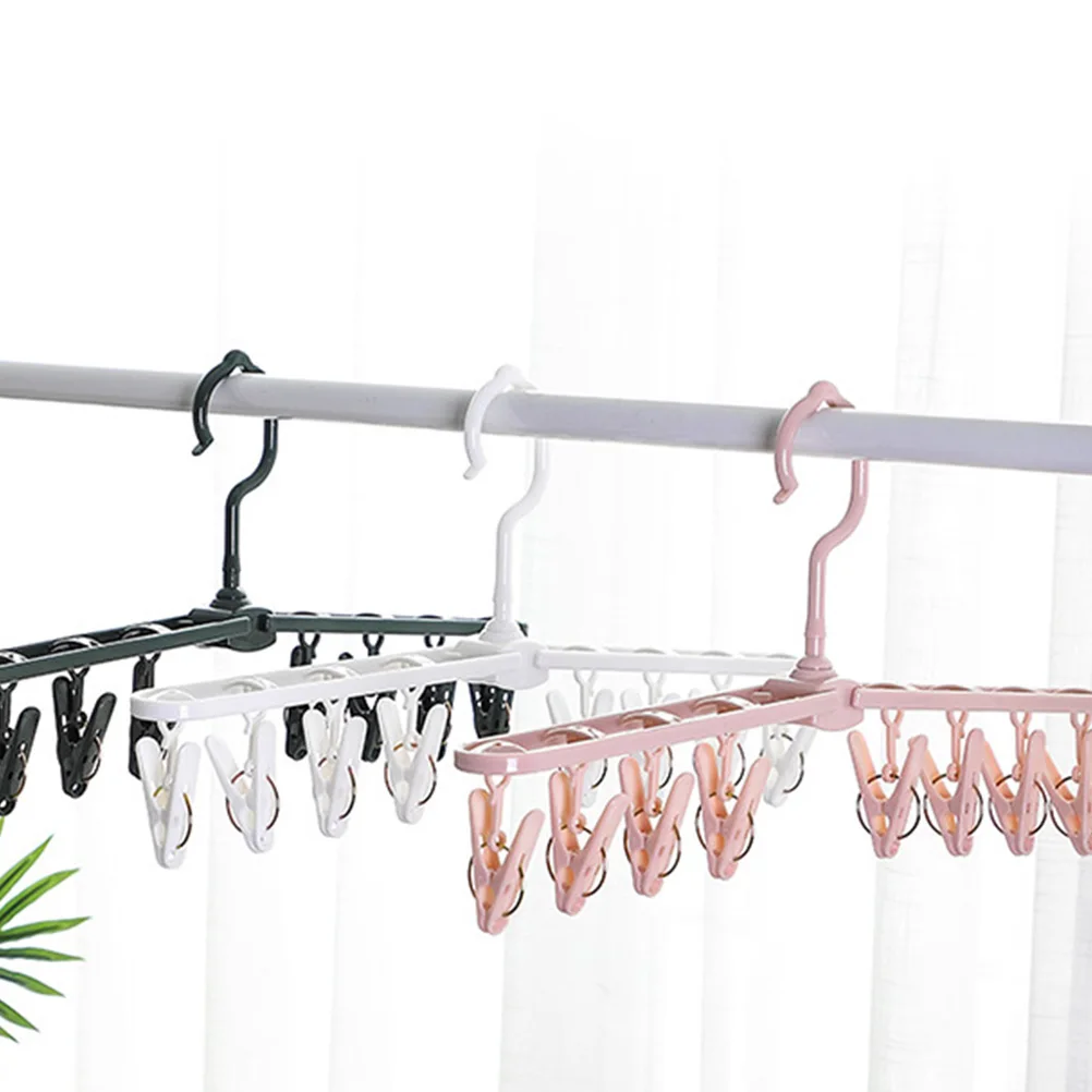 Foldable Underwear Racks Tripod Pink Holder Baby Clothes Hangers PP Material Windproof Clips Socks Clips Multi Purpose Hanger
Foldable Underwear Racks Tripod Pink Holder Baby Clothes Hangers PP Material Windproof Clips Socks Clips Multi Purpose Hanger