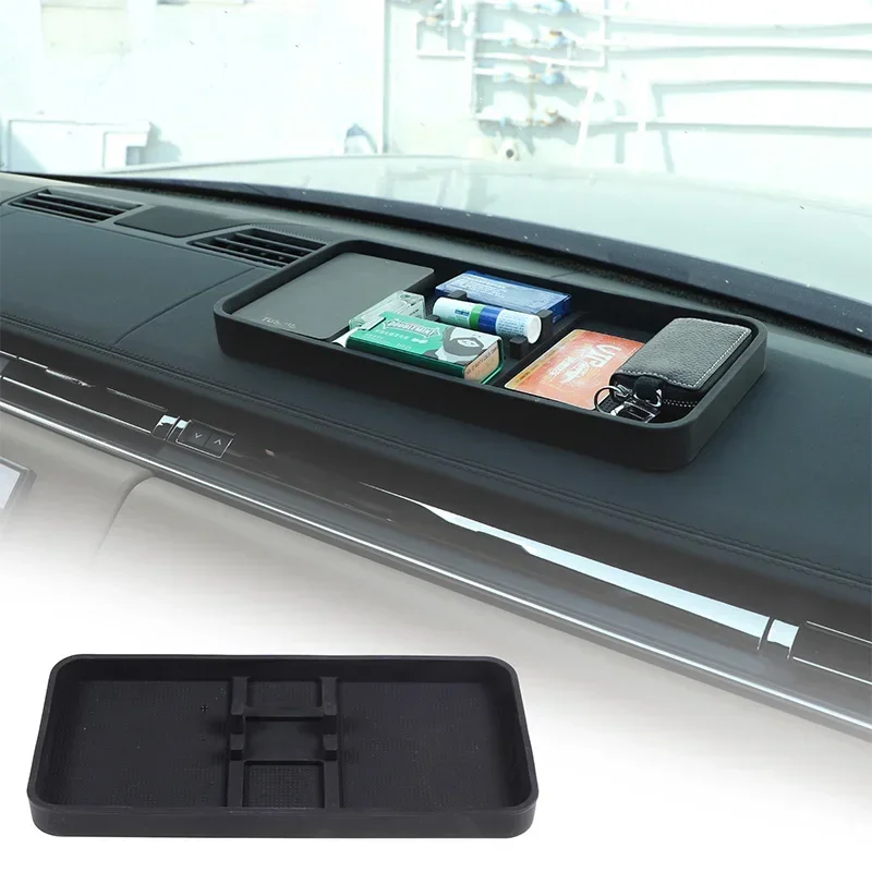 For Land Rover Range Rover Vogue 2023 black car dashboard multi-function storage mobile phone anti-slip mat car accessories
For Land Rover Range Rover Vogue 2023 black car dashboard multi-function storage mobile phone anti-slip mat car accessories