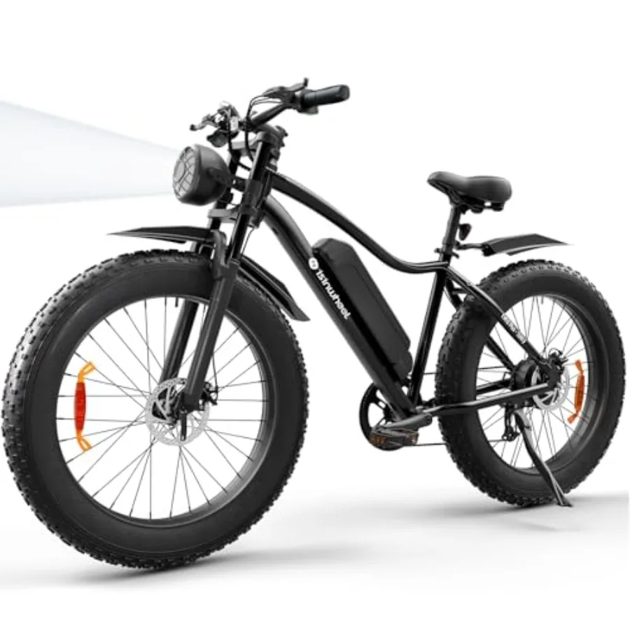 Adult electric mountain bike with aluminum frame, black color, 1000W peak motor for high-speed off-road use
Adult electric mountain bike with aluminum frame, black color, 1000W peak motor for high-speed off-road use