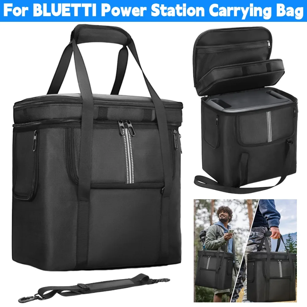 For BLUETTI Power Station AC180 Organizer Portable Travel Carrying Case Cable Charger Power Bank Storage Bag with Shoulder Strap
For BLUETTI Power Station AC180 Organizer Portable Travel Carrying Case Cable Charger Power Bank Storage Bag with Shoulder Strap
