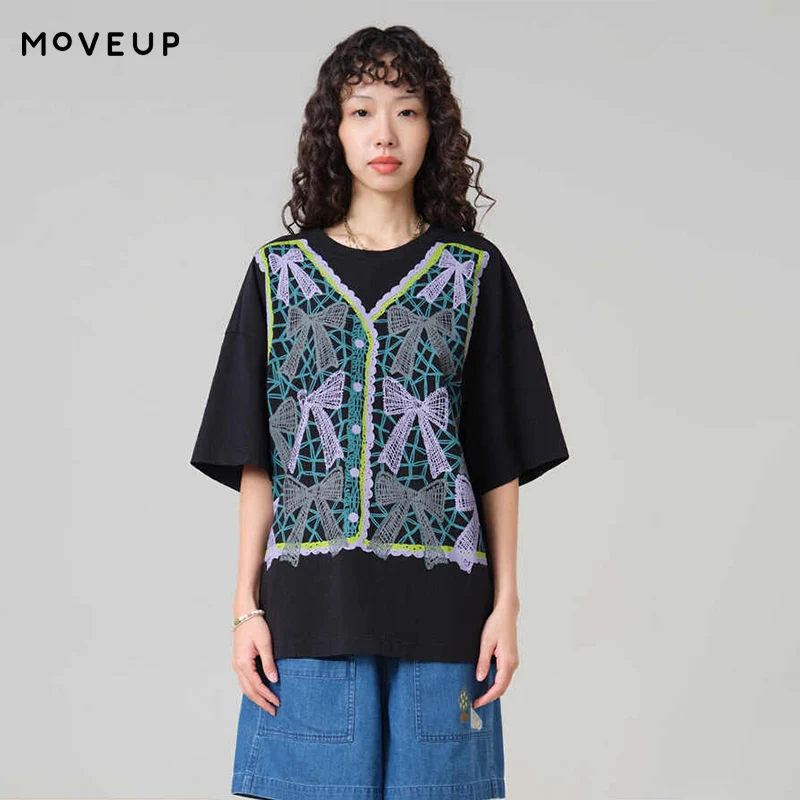 MOVEUP Commuting Short Sleeves Round Neck T-Shirt 2026 Summer New Drop Sleeves Bow Vest Print Casual Top For Women 3ELX10586
MOVEUP Commuting Short Sleeves Round Neck T-Shirt 2026 Summer New Drop Sleeves Bow Vest Print Casual Top For Women 3ELX10586