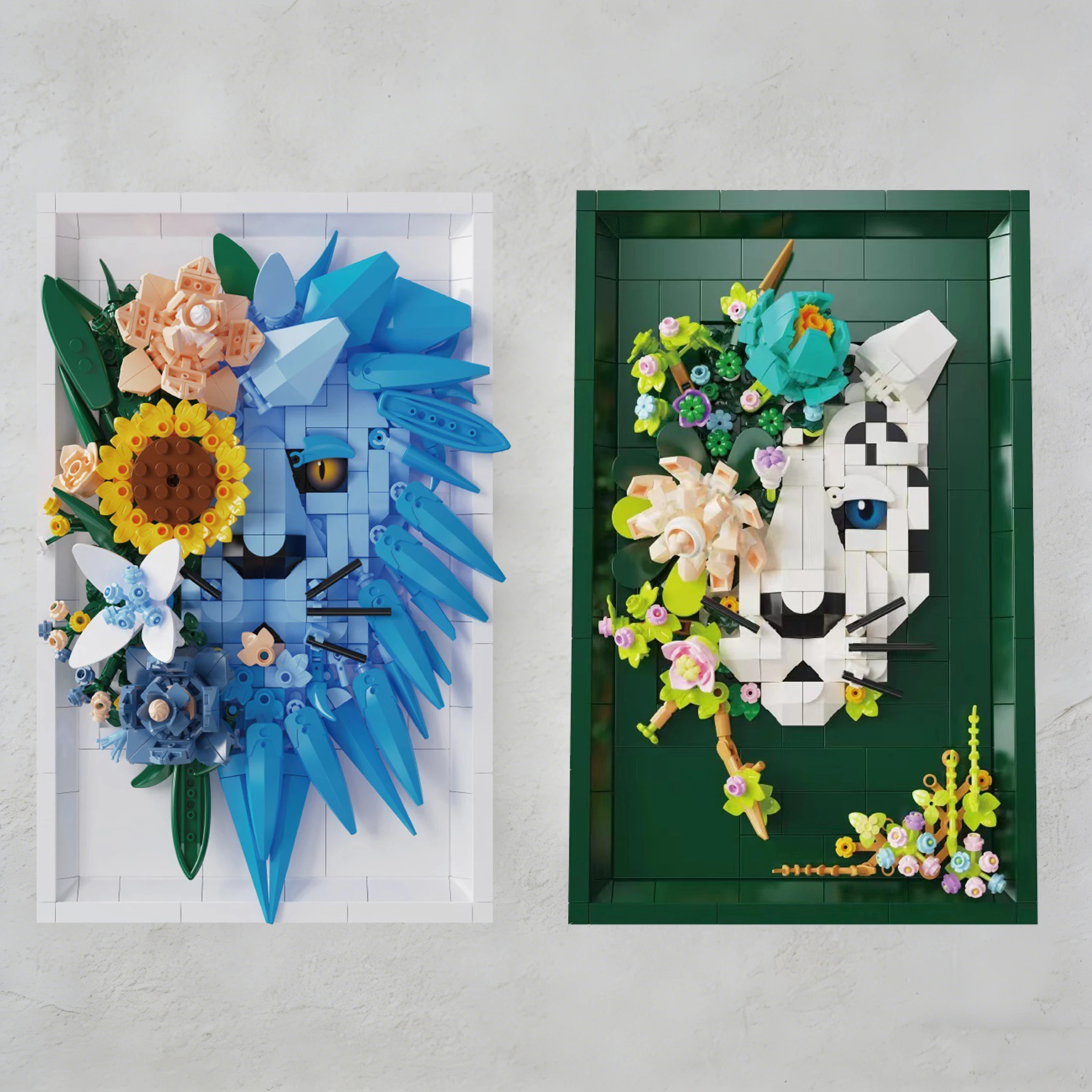 Lion Flower Building Blocks Cheetah Photo Frame MOC Bouquet Assembly 3D Model Mini Bricks Toys Christmas For Home Decor
Lion Flower Building Blocks Cheetah Photo Frame MOC Bouquet Assembly 3D Model Mini Bricks Toys Christmas For Home Decor