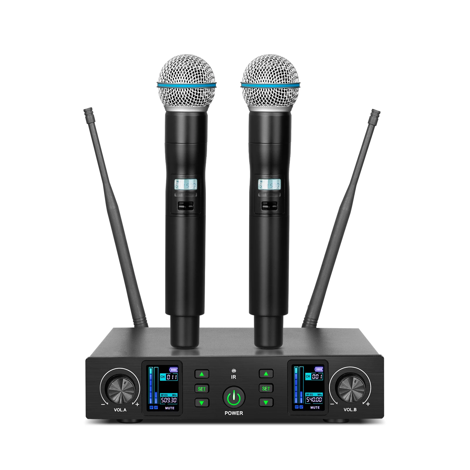 DX11 Professional Wireless Microphone With Noise Reduction For 2 Channel Karaoke Singing Recording Live
DX11 Professional Wireless Microphone With Noise Reduction For 2 Channel Karaoke Singing Recording Live