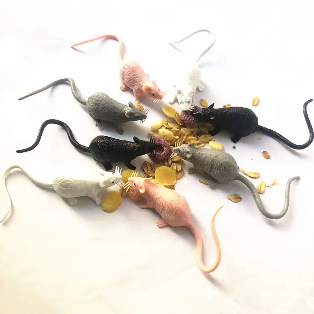 16Pcs Realistic Plastic Mouse Miniature Rats Halloween Decoration Prank Props Garden Accessory Fake Mice Plastic Realistic Rats
16Pcs Realistic Plastic Mouse Miniature Rats Halloween Decoration Prank Props Garden Accessory Fake Mice Plastic Realistic Rats