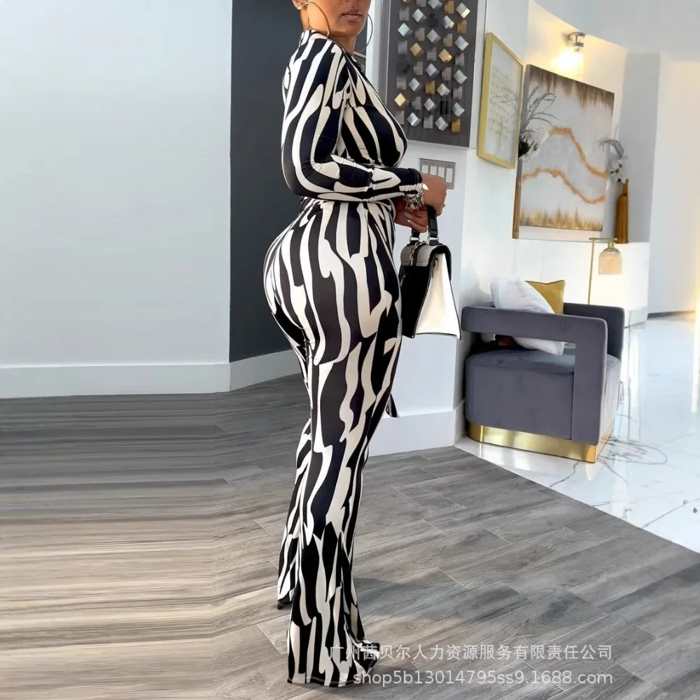 Jumpsuits Women V Neck Spring Striped Print Overalls Long Pants Rompers High Waist Y2k Streetwear Bodycon Sexy Jumpsuits
Jumpsuits Women V Neck Spring Striped Print Overalls Long Pants Rompers High Waist Y2k Streetwear Bodycon Sexy Jumpsuits