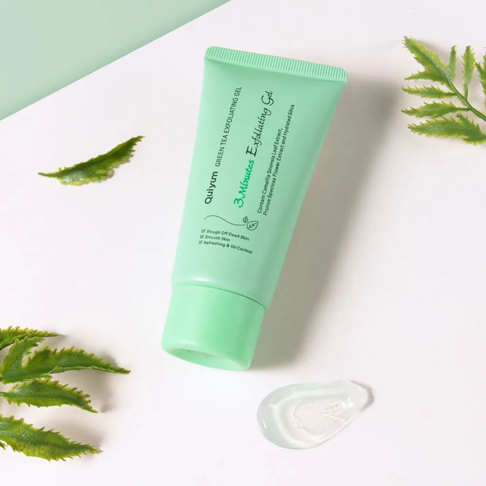 QUIYUM Green Tea Peeling Gel 50g, Exfoliating Face Wash for Deep Pore Cleansing, Gentle Dead Skin Remover with Tea Tree Oil
QUIYUM Green Tea Peeling Gel 50g, Exfoliating Face Wash for Deep Pore Cleansing, Gentle Dead Skin Remover with Tea Tree Oil