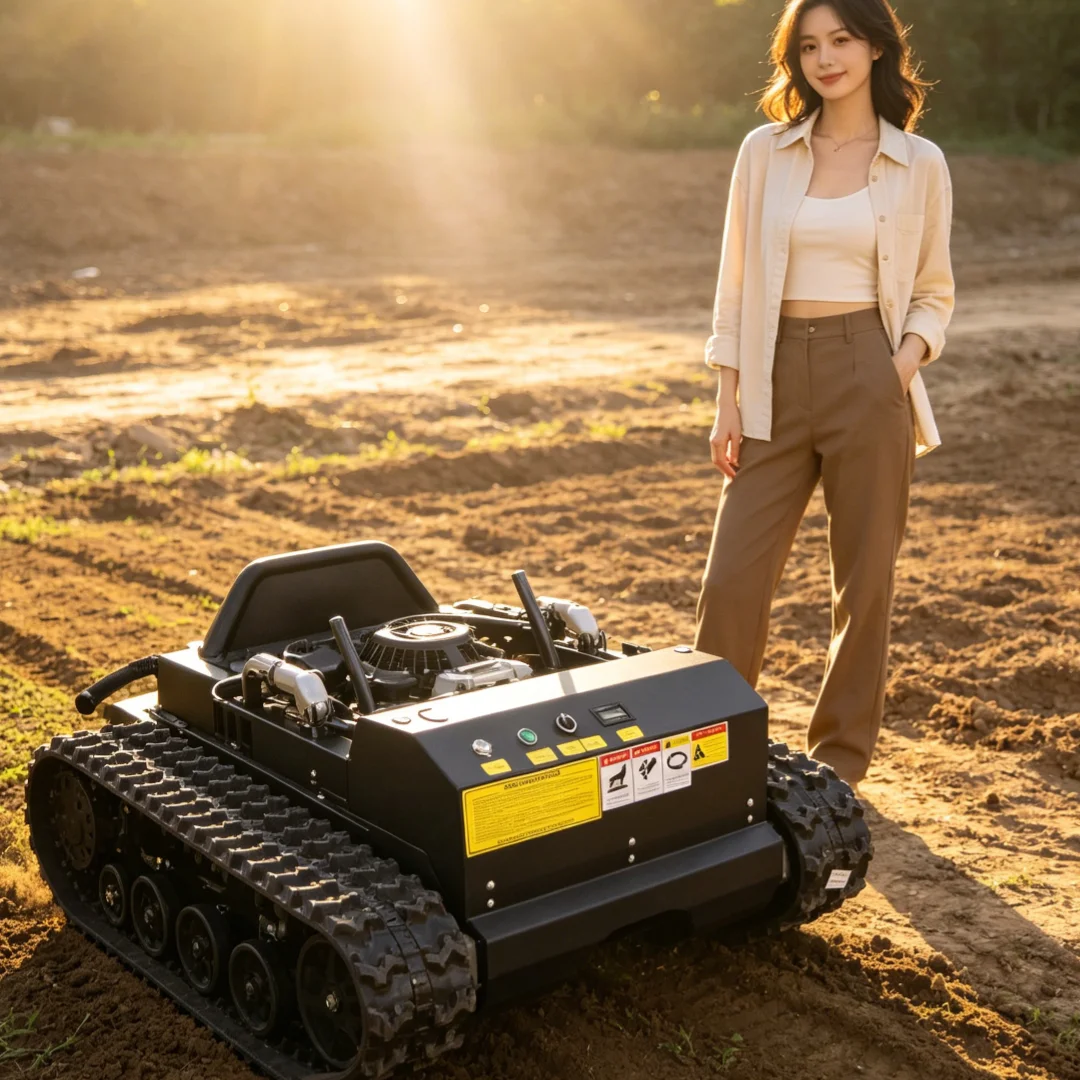 Customized tracked lawn mower, suitable for various environments without pressure during mowing, with full power
Customized tracked lawn mower, suitable for various environments without pressure during mowing, with full power