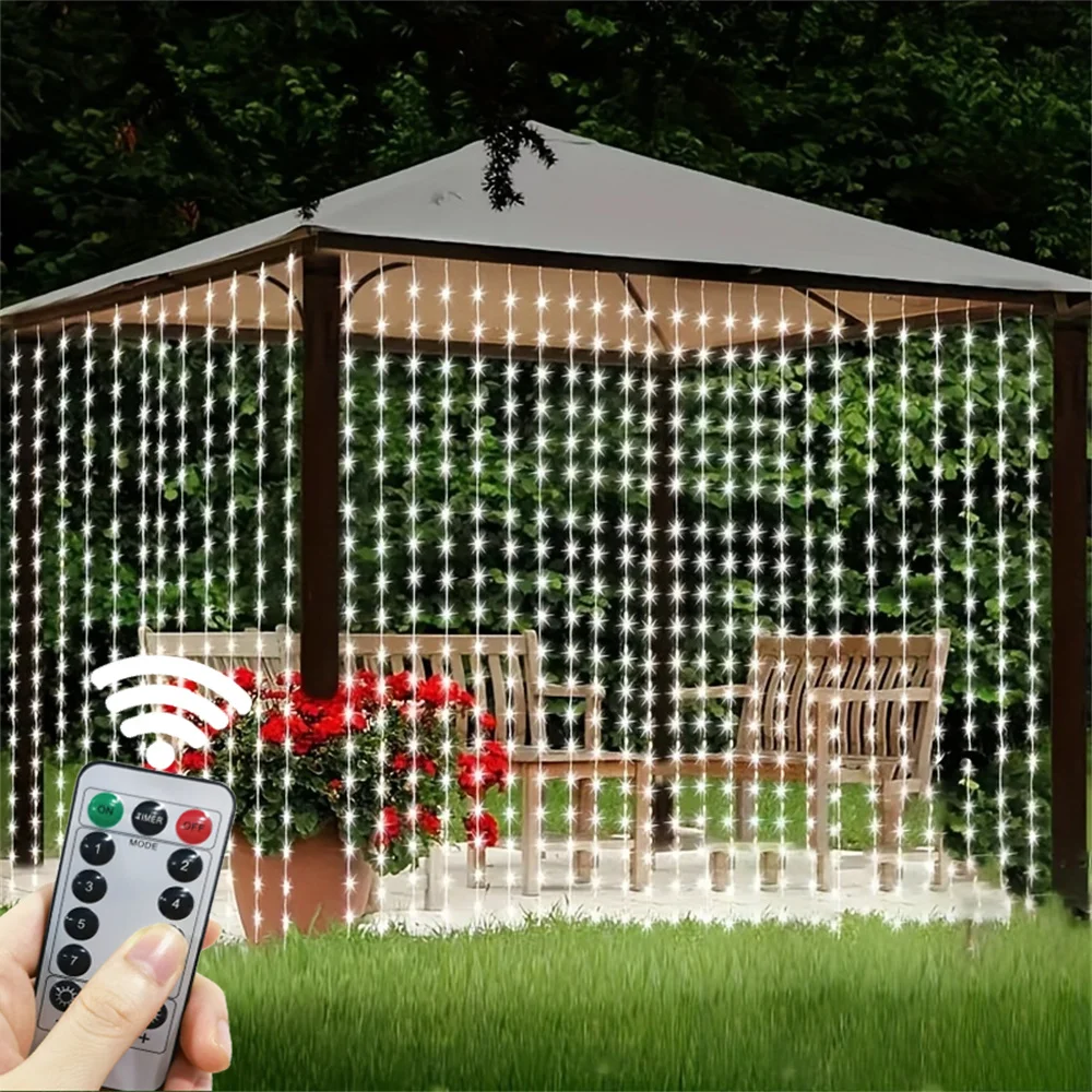 Room Christmas Party Decoration LED Fairy Festoon Wedding Remote Control Curtain Garland on The Window USB String Light for Home
Room Christmas Party Decoration LED Fairy Festoon Wedding Remote Control Curtain Garland on The Window USB String Light for Home